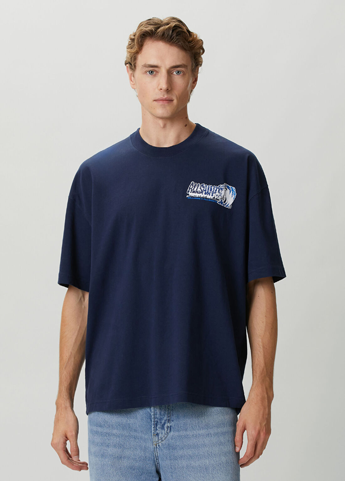 AllSaints X Williams Burnout Mavi T-shirt