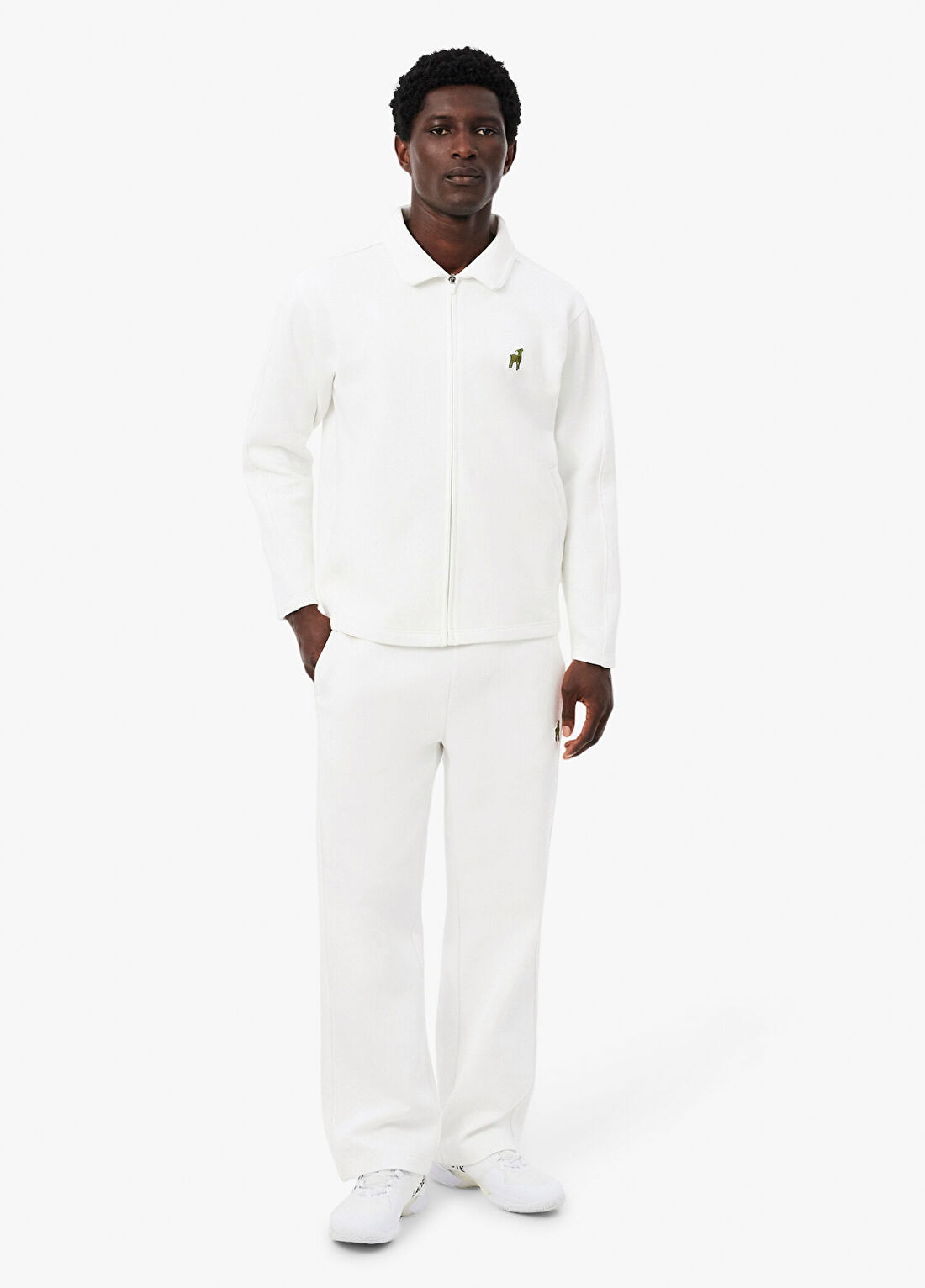 Lacoste x Novak Djokovic The Goat Beyaz Erkek Eşofman Altı