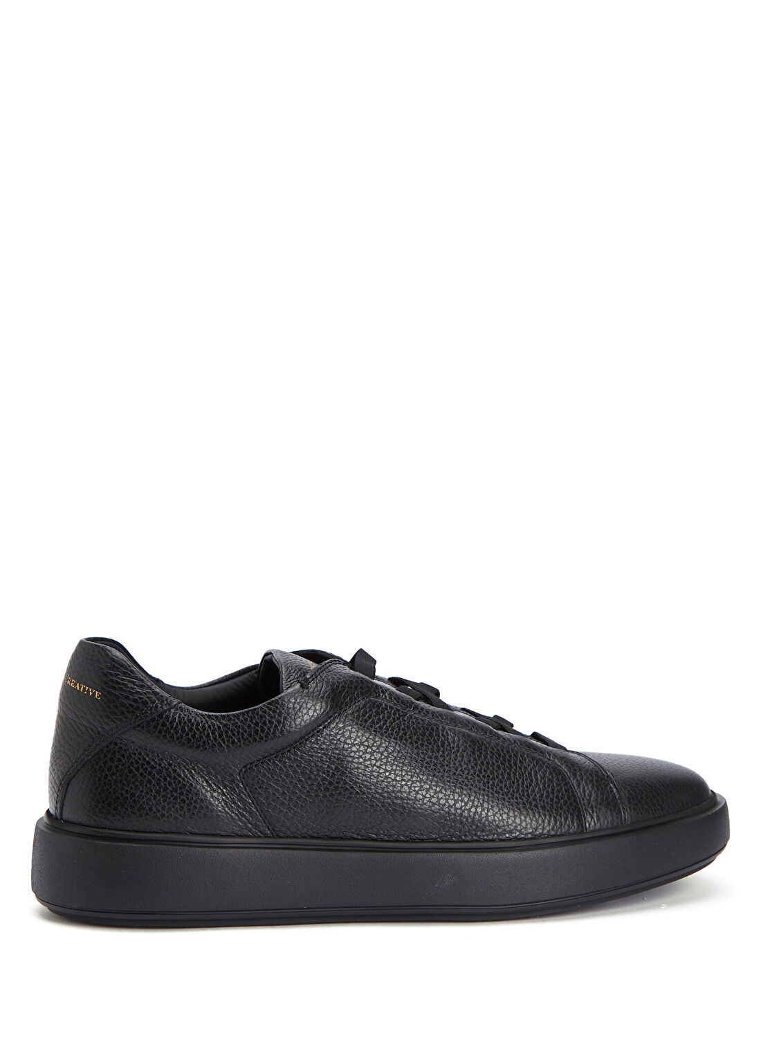 Officine Creative Siyah Erkek Deri Sneaker