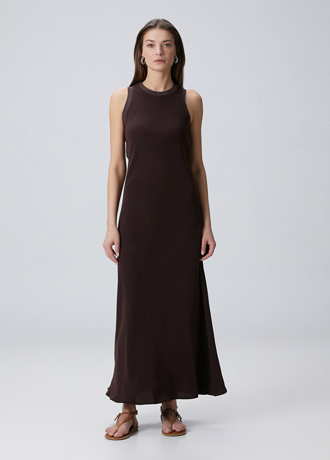 Beymen Collection Mürdüm Ribana Detaylı Midi Elbise