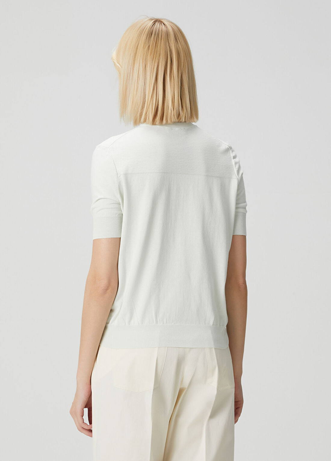 Jil Sander Açık Yeşil Triko görsel 4