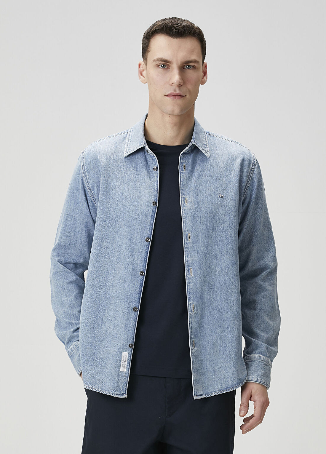 Rag&Bone Tomlin Mavi Denim Gömlek