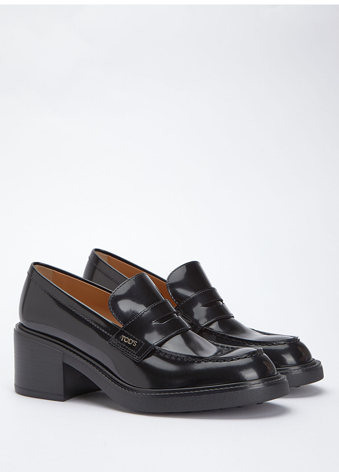 Tod's Siyah Kadın Deri Loafer görsel 2