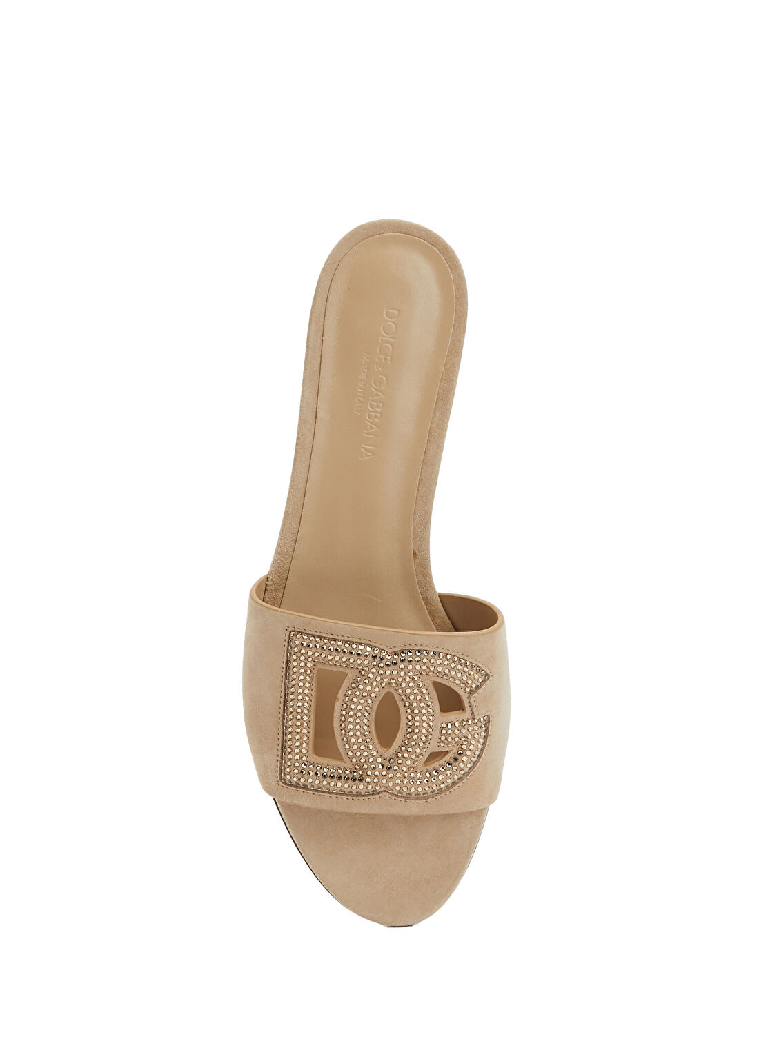 Dolce&Gabbana Bej Kadın Deri Terlik görsel 4