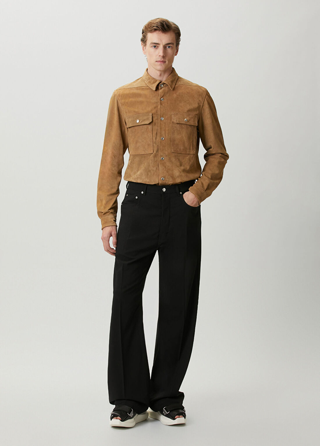 Rick Owens Siyah Yün Pantolon