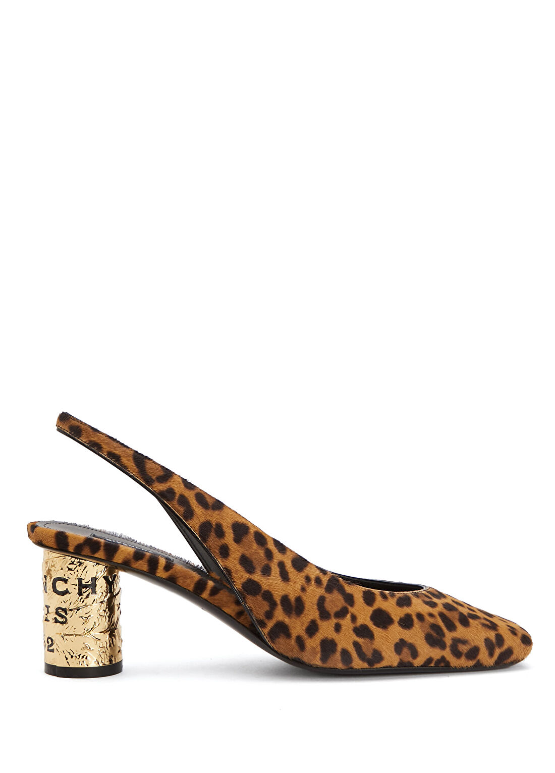 Givenchy Leopar Desenli Deri Topuklu Ayakkabı