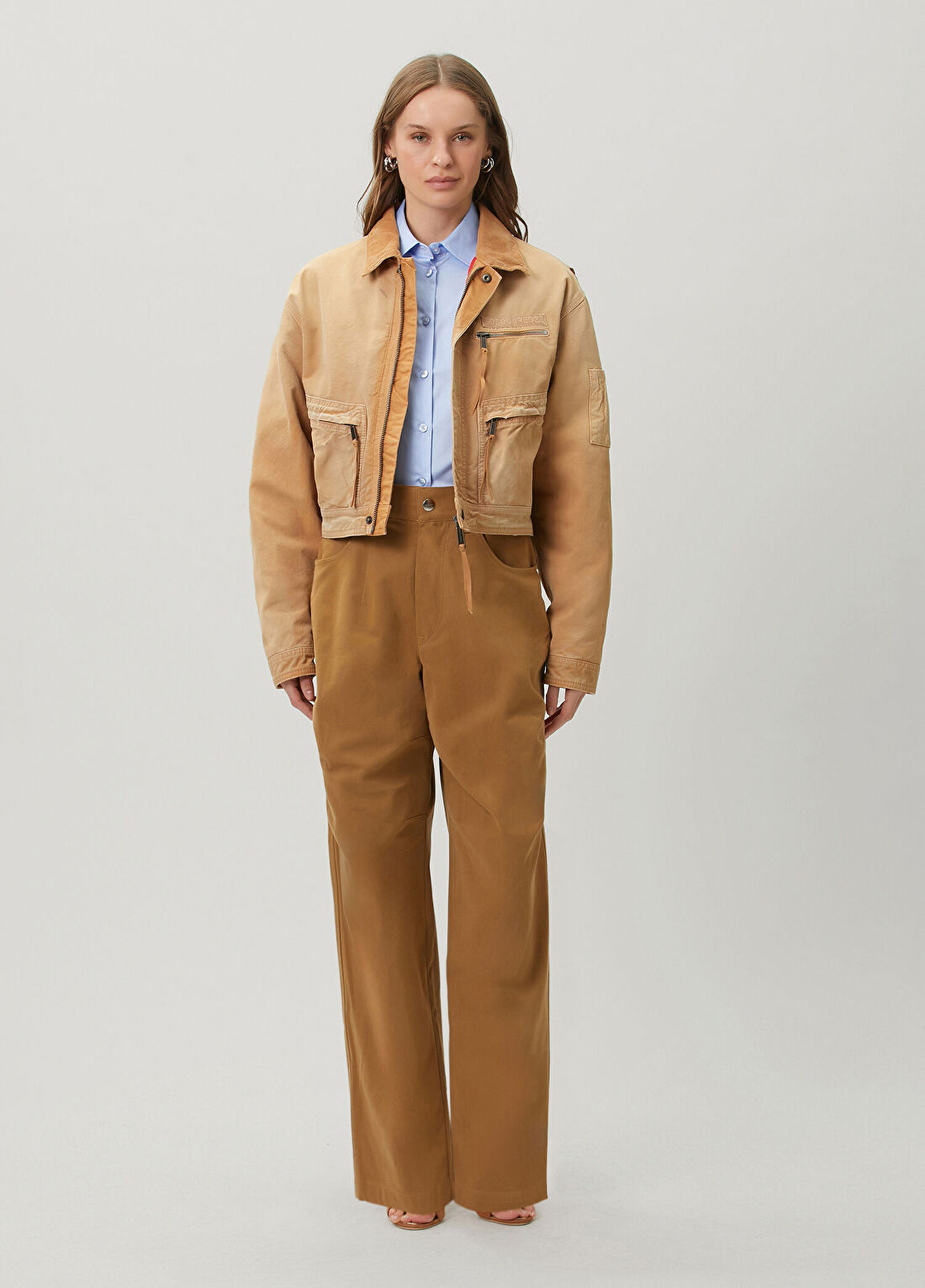 Dsquared2 Camel Denim Ceket görsel 2