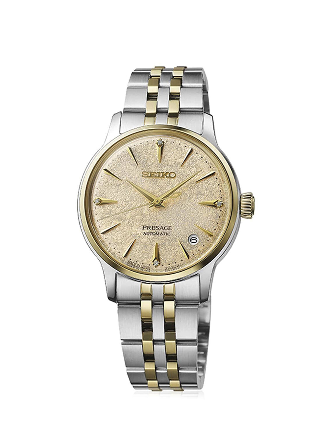 Seiko SEIRPL64J Altın Rengi Metalik Gri Çelik Kadın Kol Saati