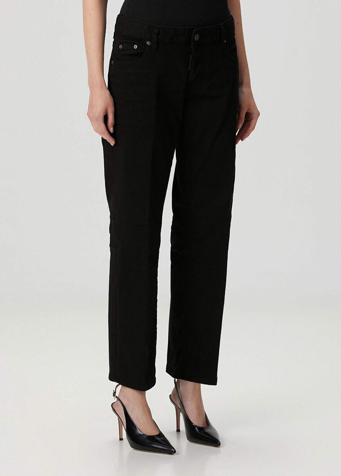 Dsquared2 Jenna Siyah Jean Pantolon görsel 3