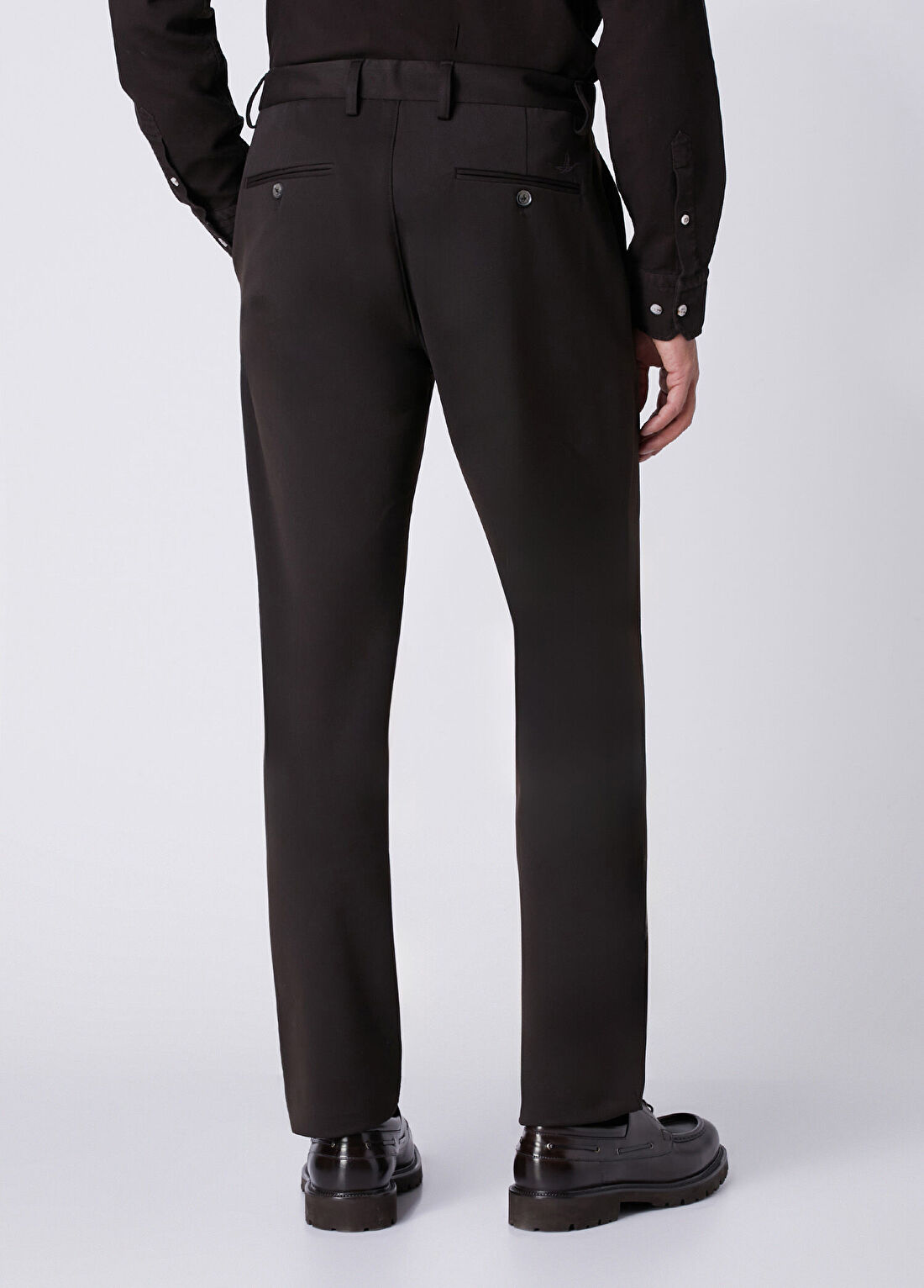 Beymen Club Regular Fit Beli Kordonlu Twill Chino Pantolon görsel 3
