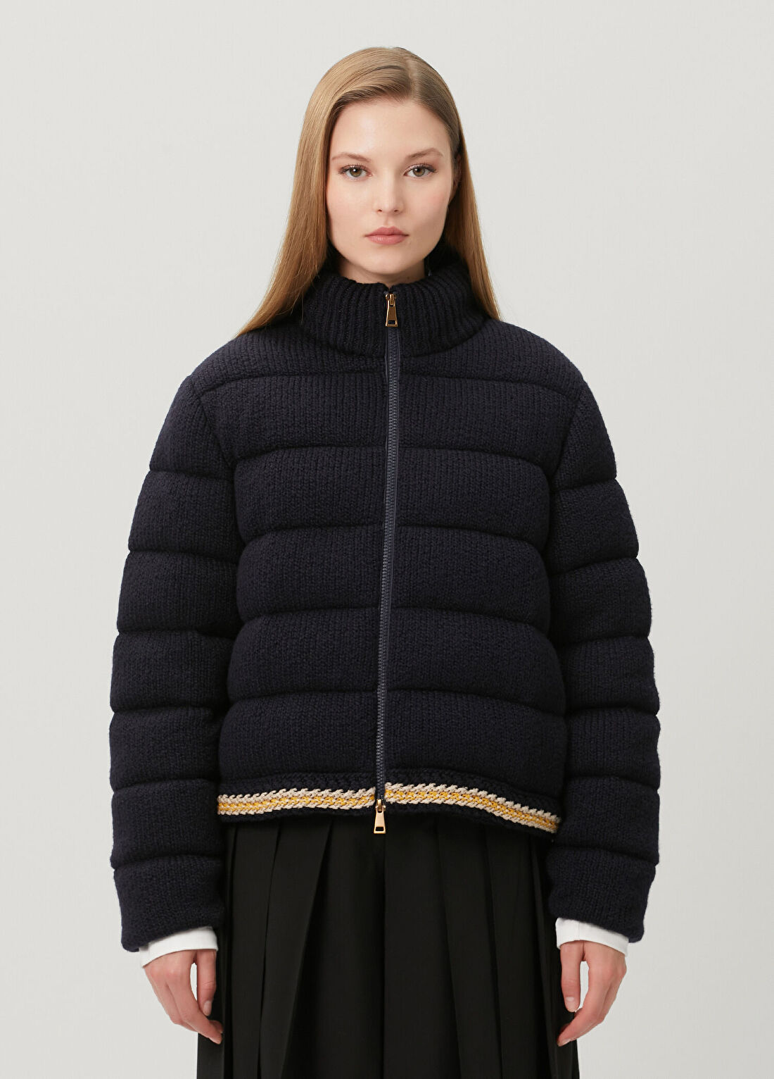 Moncler Lacivert Mont görsel 3