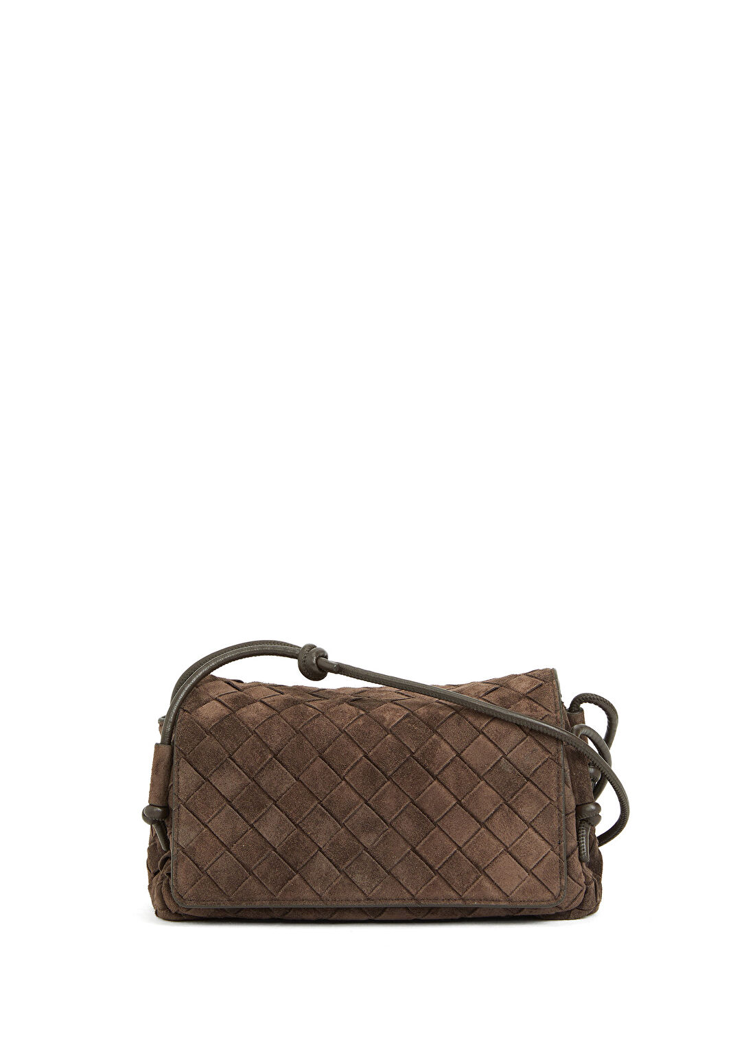 Bottega Veneta Notturno Koyu Kahverengi Kadın Deri Çapraz Çanta