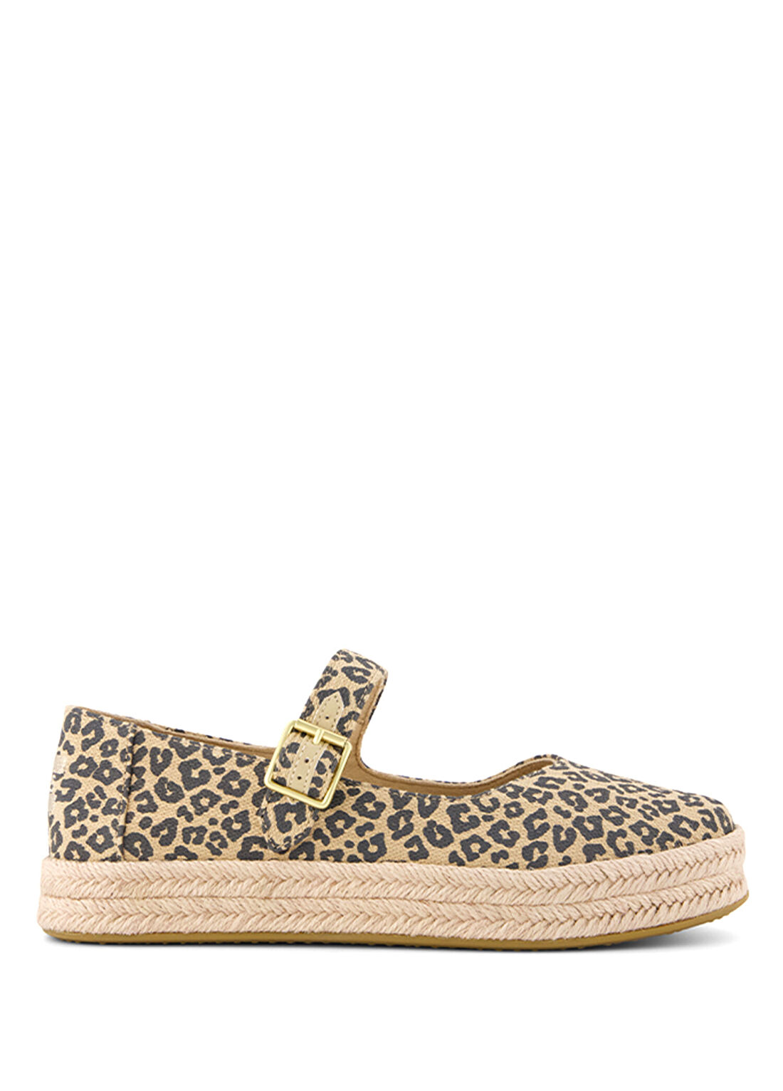 Toms Calorina Leopar Desenli Kadın Mary Jane Espadril