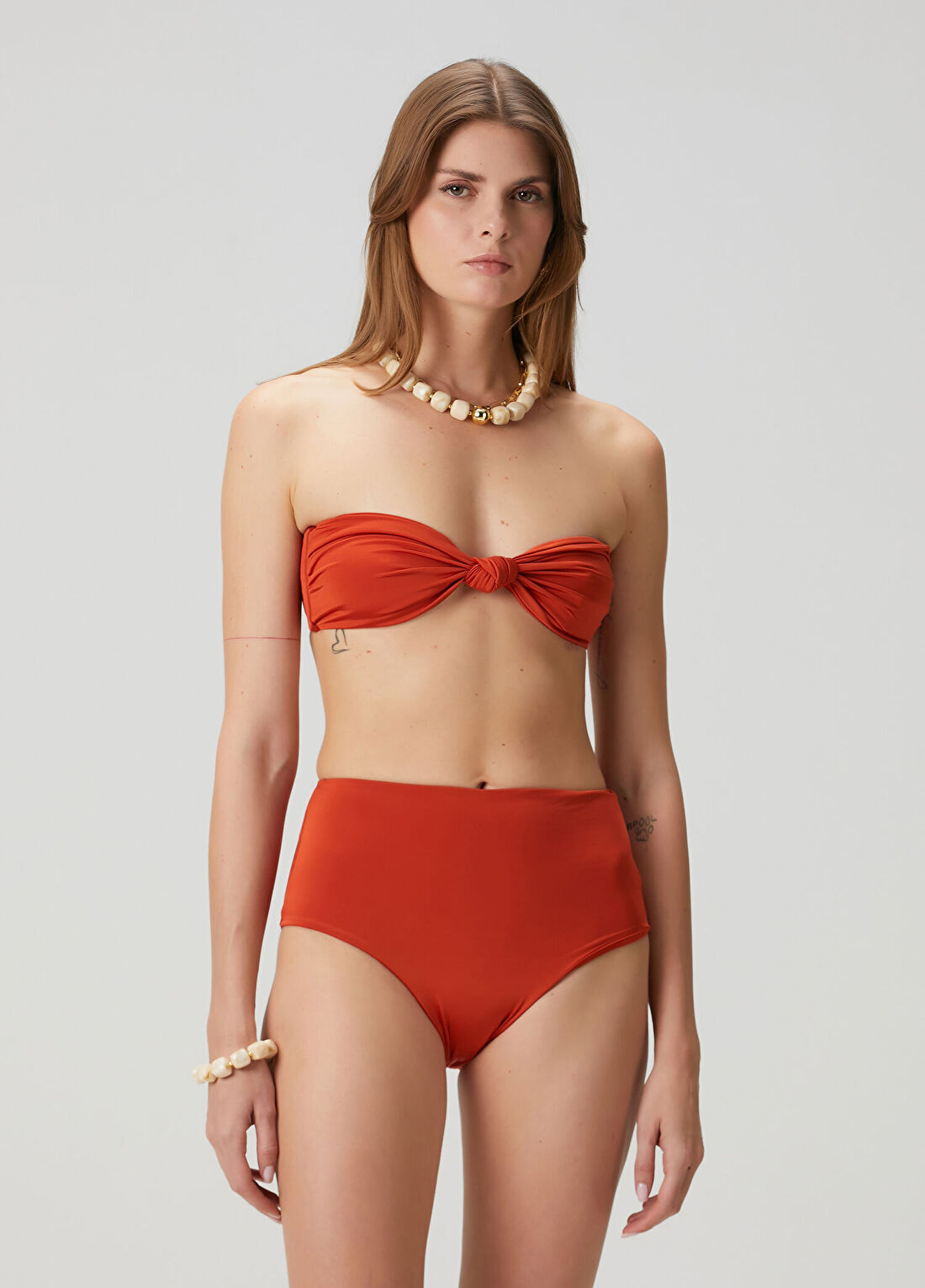 Sara Cristina Turuncu Bikini Takımı görsel 2