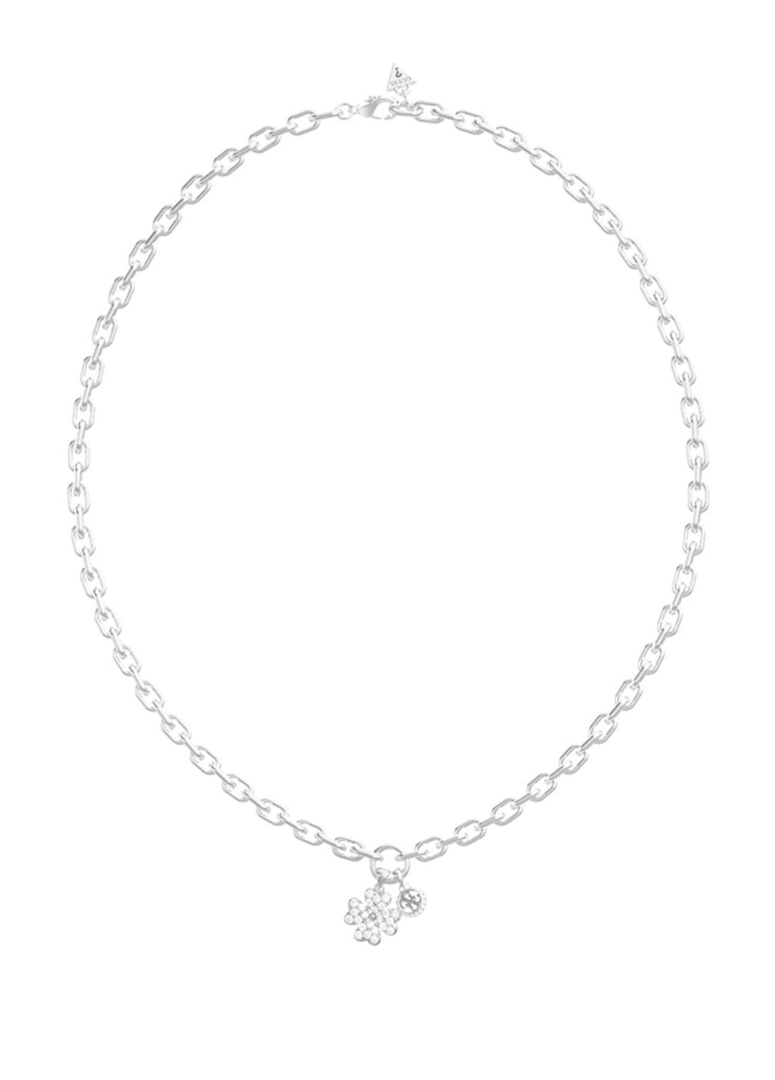 Guess JGUJUBN06043JWRHTU Metalik Gri Çelik Kadın Kolye