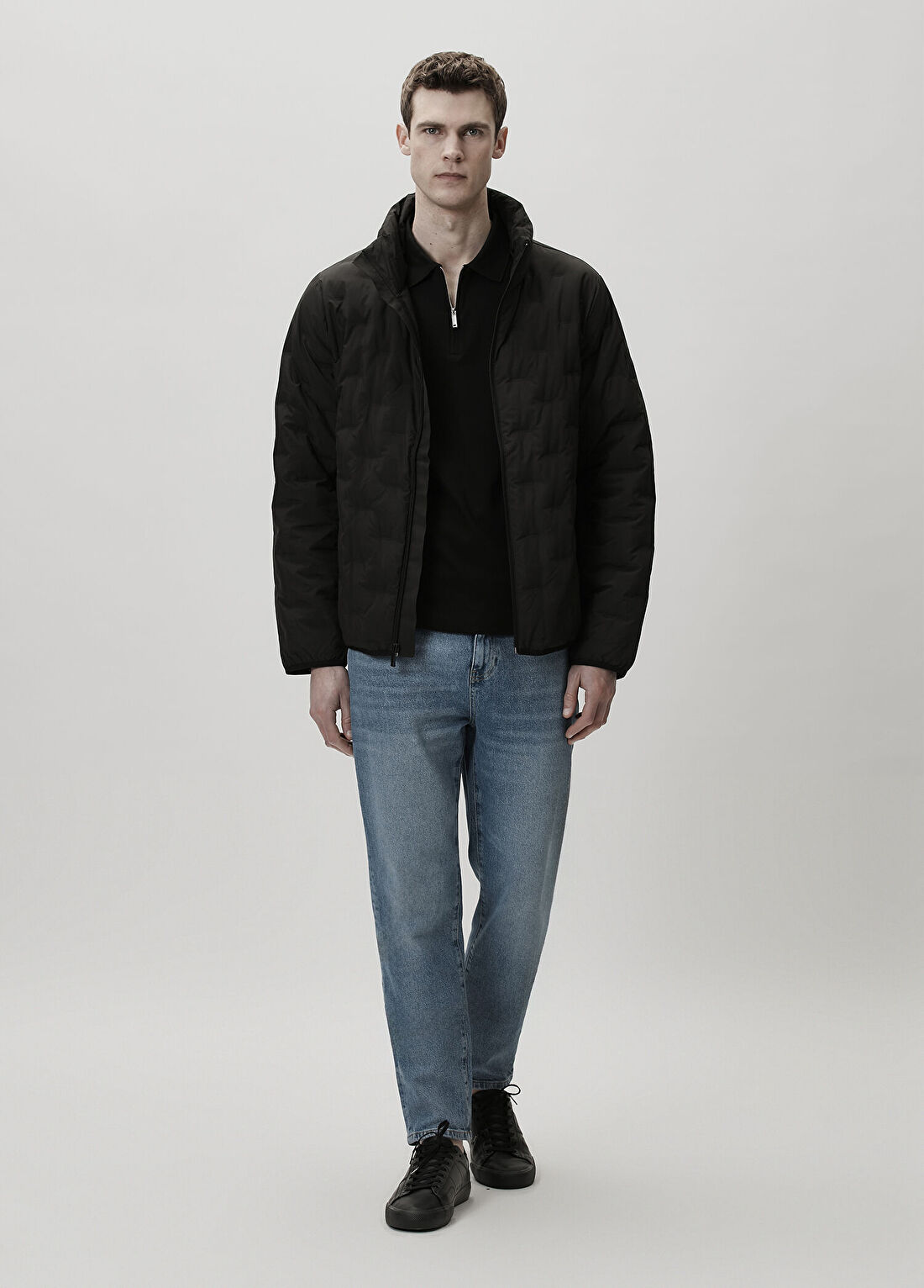 Calvin Klein Siyah Puff Mont görsel 2