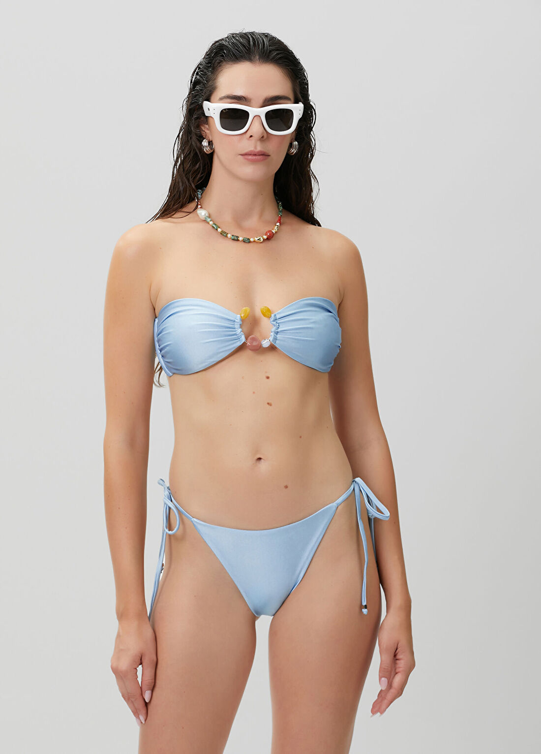 Baobab Nala Mavi Bikini Üstü