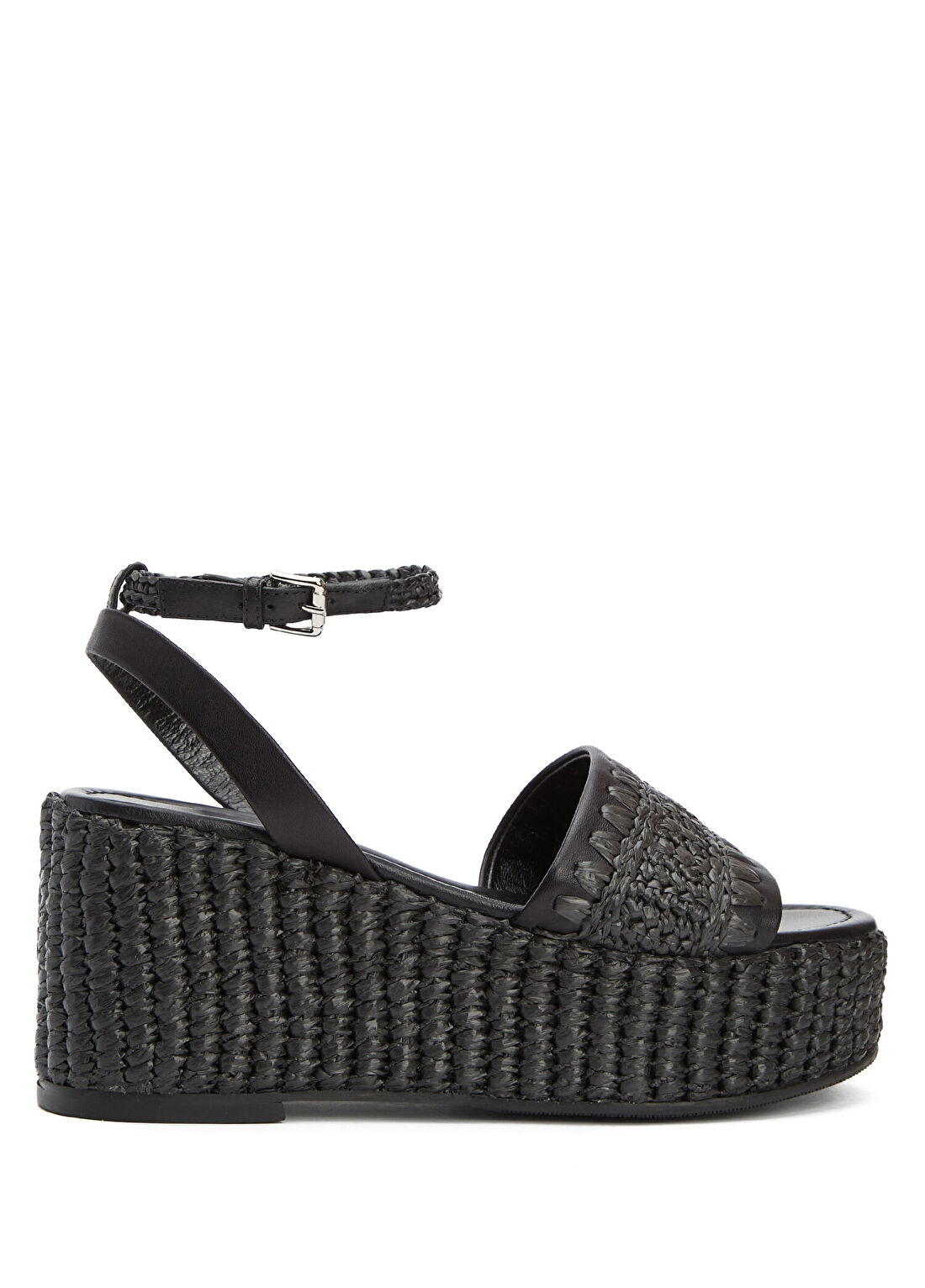 Beymen Collection Siyah Kadın Deri Sandalet