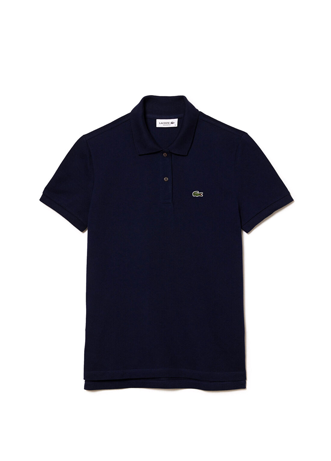 Lacoste Lacivert Polo Yaka Regular Fit Kısa Kollu Kadın T-shirt görsel 4