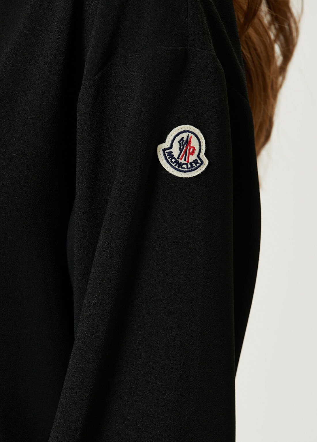 Moncler Siyah Kapüşonlu Sweatshirt görsel 4
