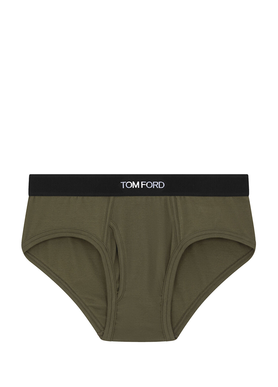 Tom Ford Haki Logo Bantlı Slip