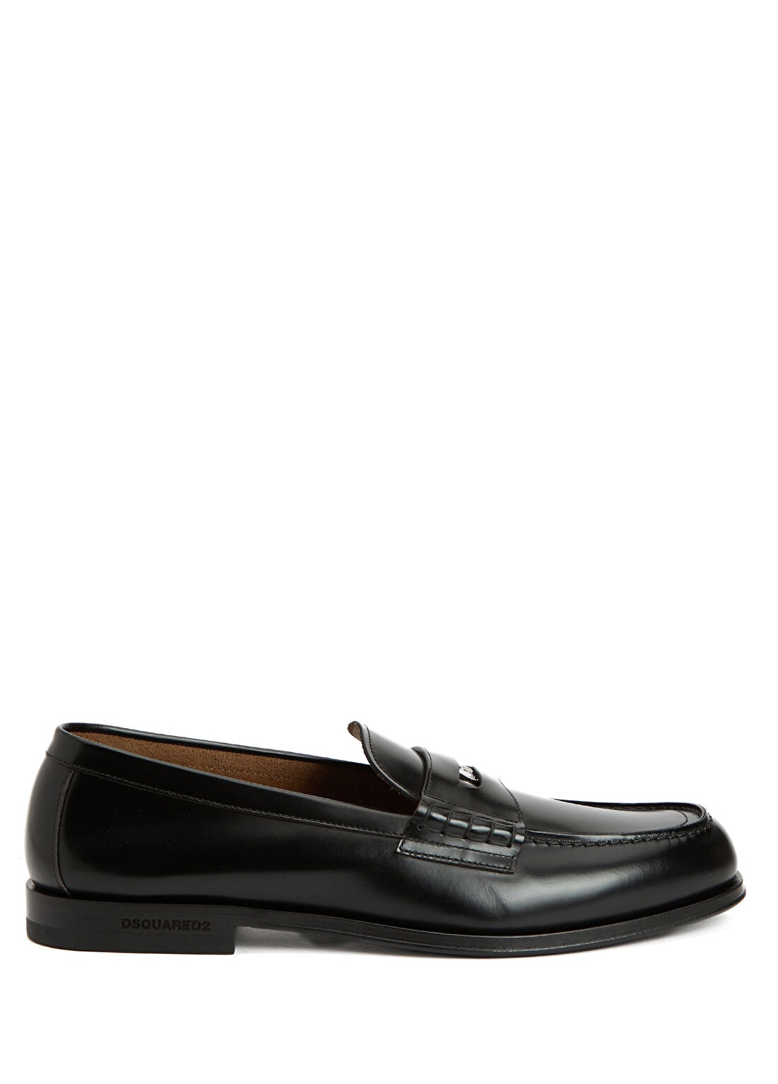 Dsquared2 Siyah Erkek Deri Loafer