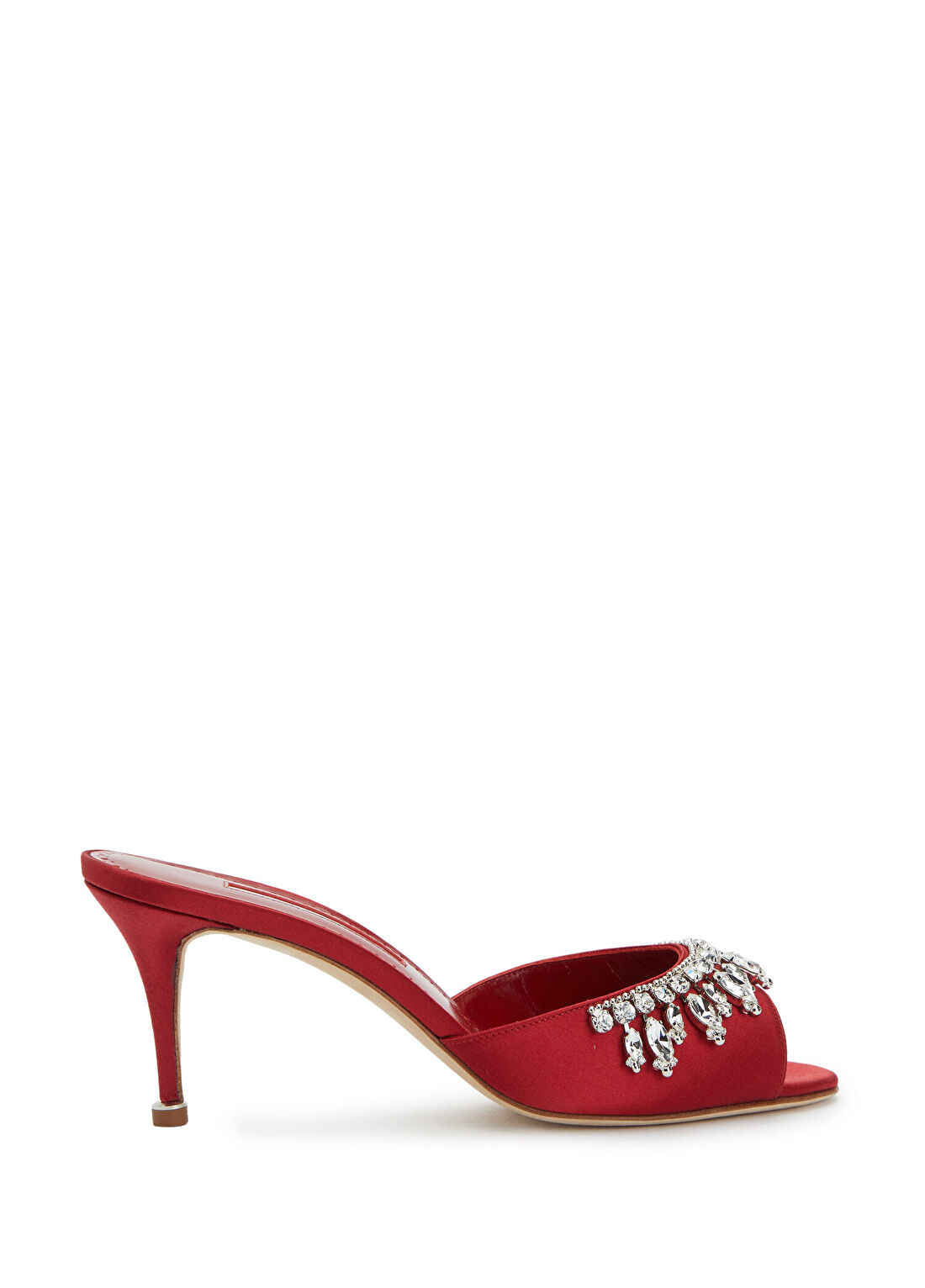Manolo Blahnik Tulimu Kırmızı Kadın Terlik