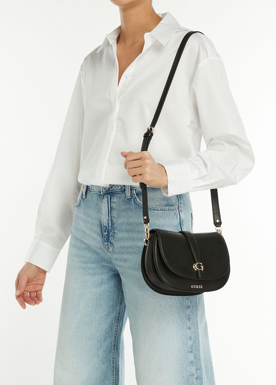 Guess Carrie Siyah Kadın Çanta görsel 2