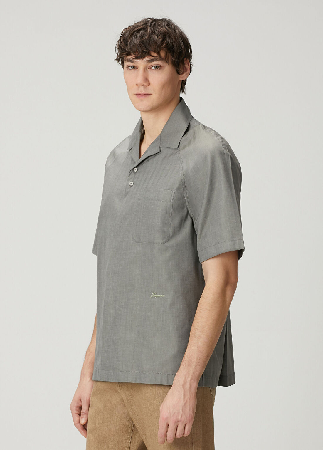 Jacquemus Haki Gömlek görsel 3