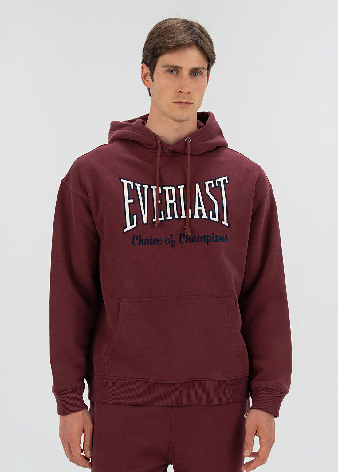 Everlast Heritage Champions Mürdüm Kapüşonlu Unisex Spor Sweatshirt