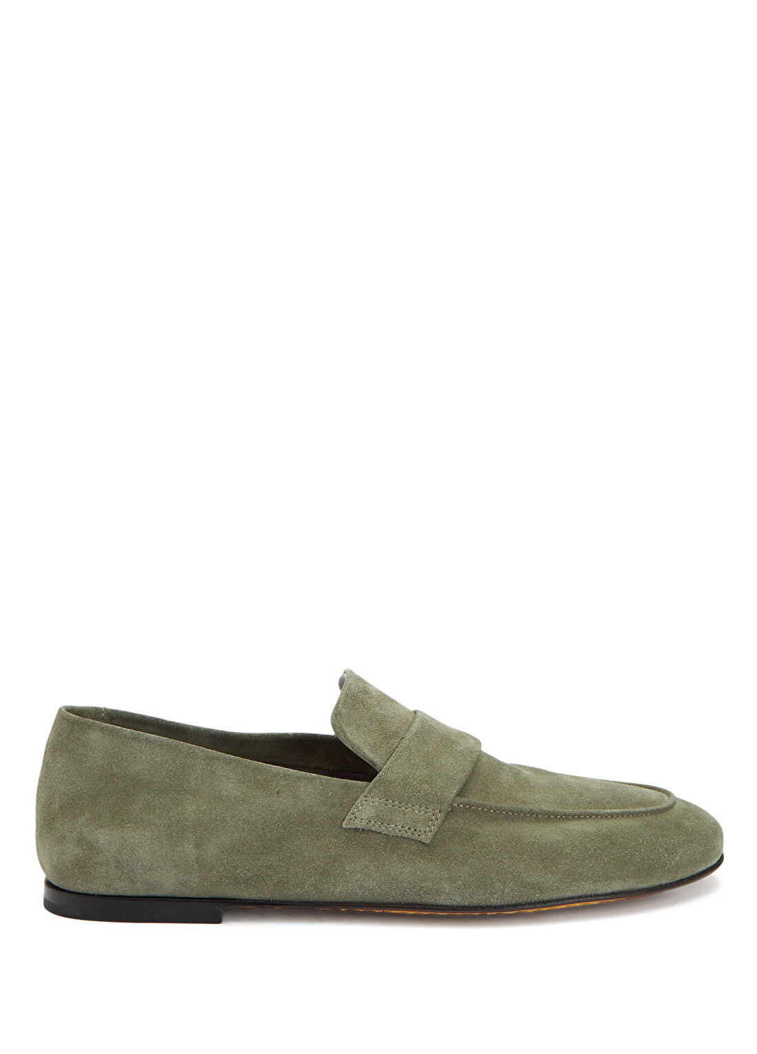 Officine Creative Koyu Yeşil Kadın Süet Loafer