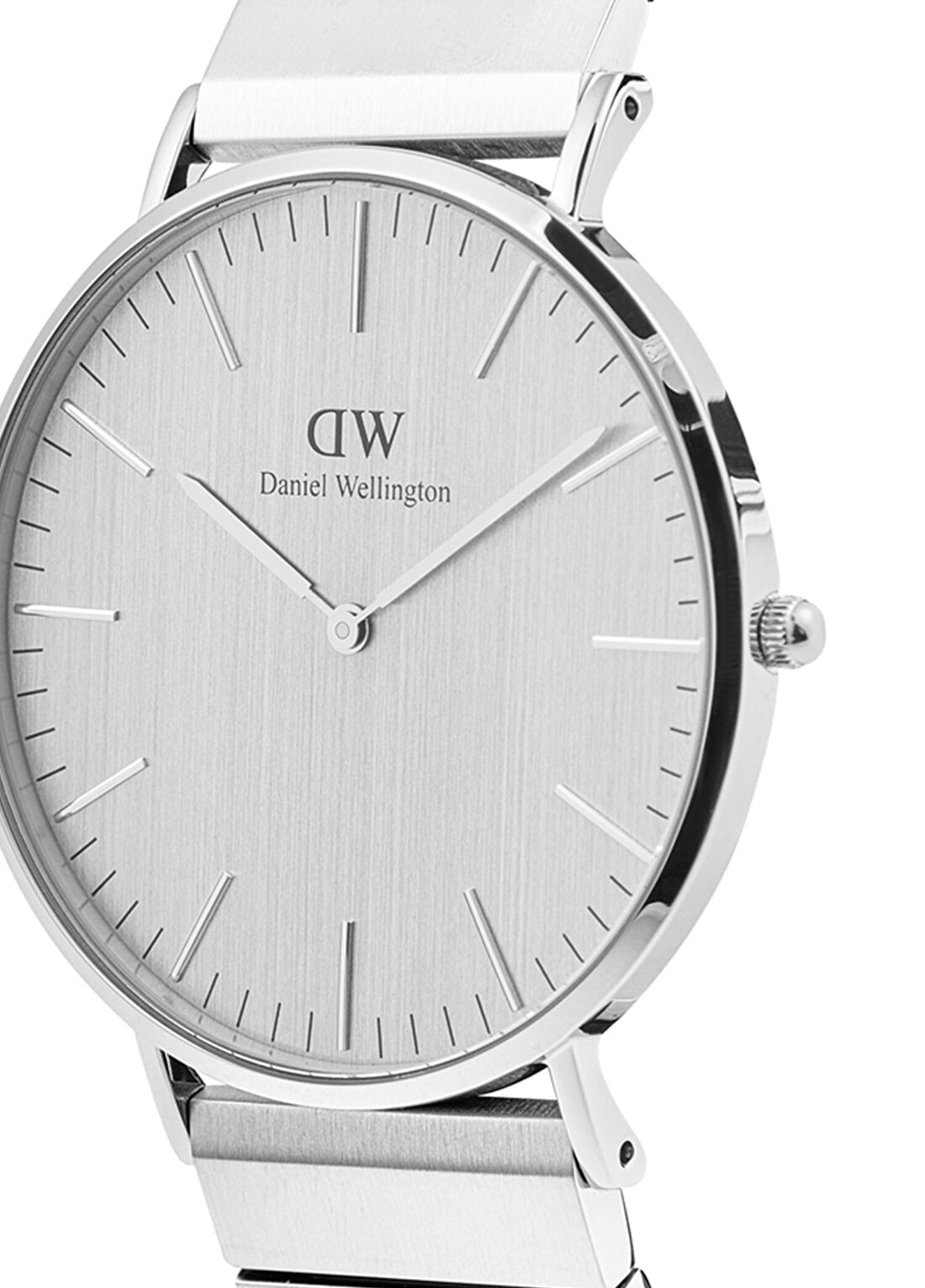 Daniel Wellington DW00600775 Classic Piano Link Silver Unitone Erkek Kol Saati görsel 3