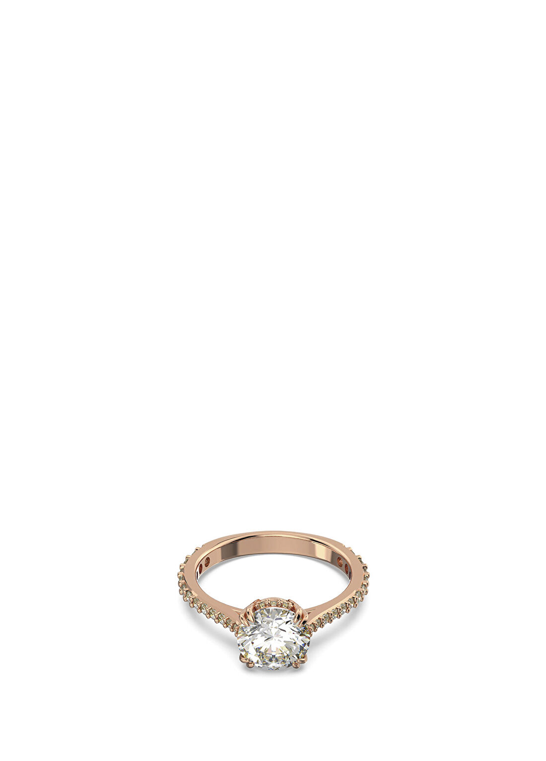 Swarovski Constella Rıng Rnd M Whıte Ros Kadın Yüzük