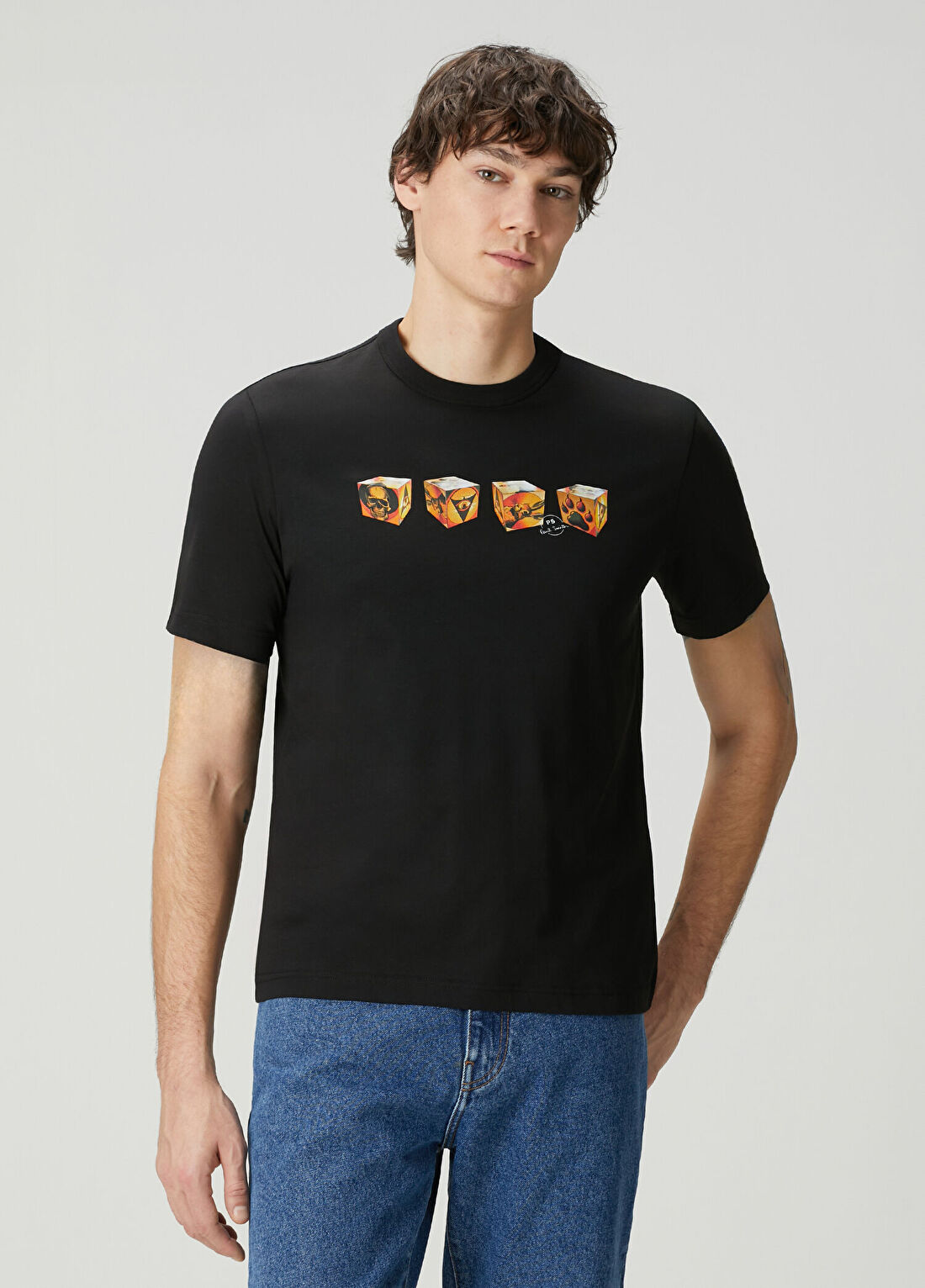PS Paul Smith Siyah Baskılı T-shirt