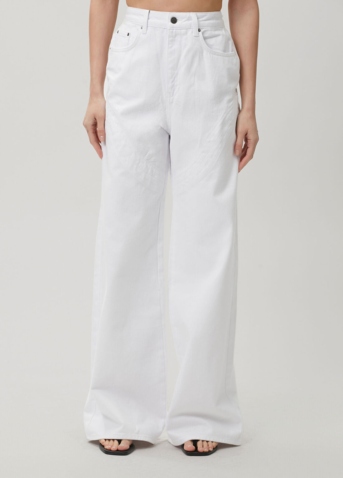 KSUBI Beyaz Jean Pantolon görsel 2