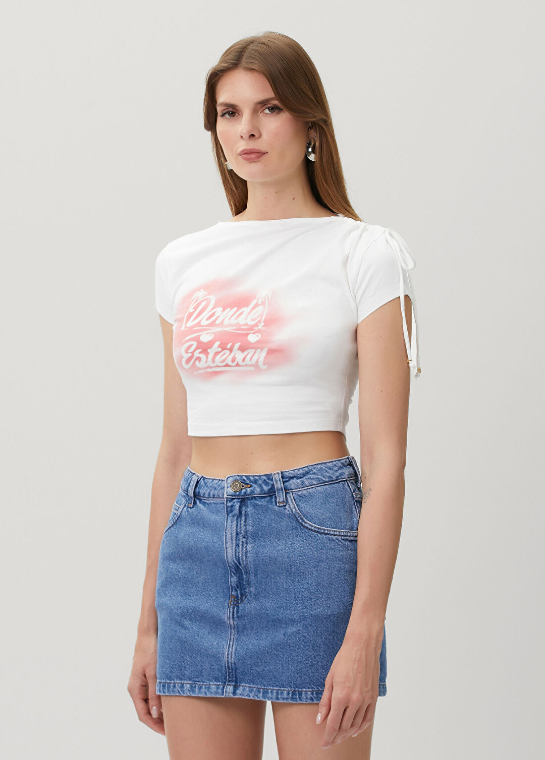 Donde Esteban Bazurto Beyaz T-shirt