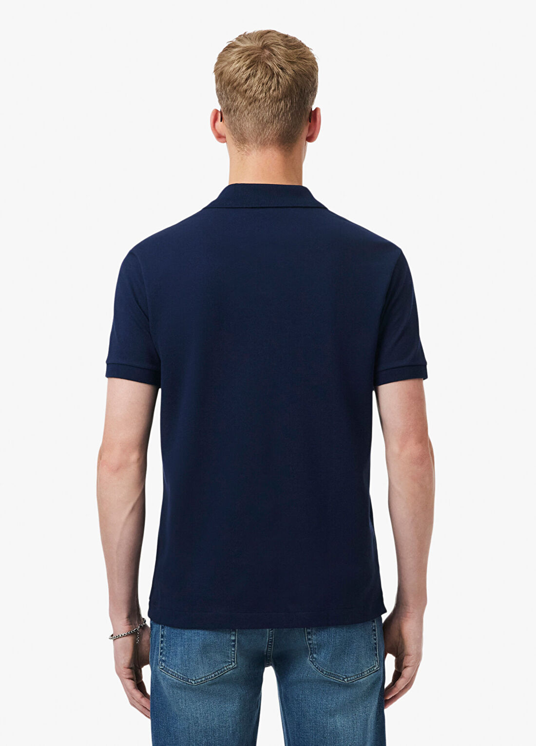 Lacoste L.12.12 Lacivert Polo Yaka Classic Fit Kısa Kollu Erkek T-shirt görsel 3