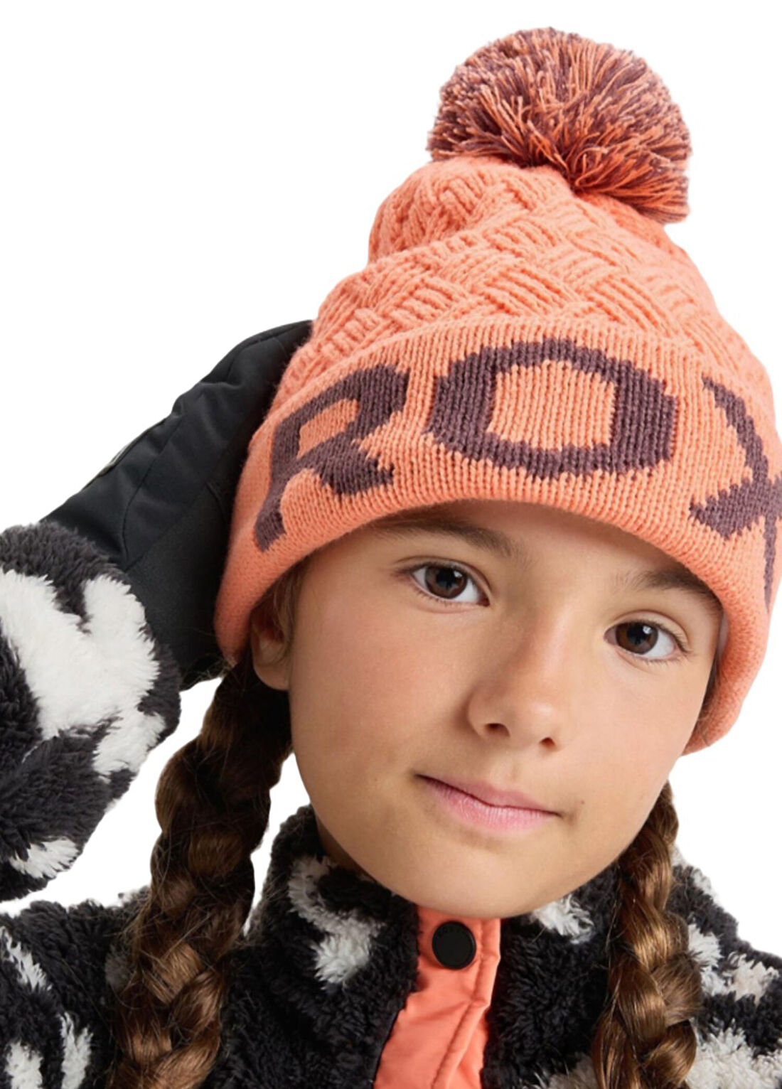 Roxy Effie Beanie Turuncu Kız Çocuk Bere görsel 2