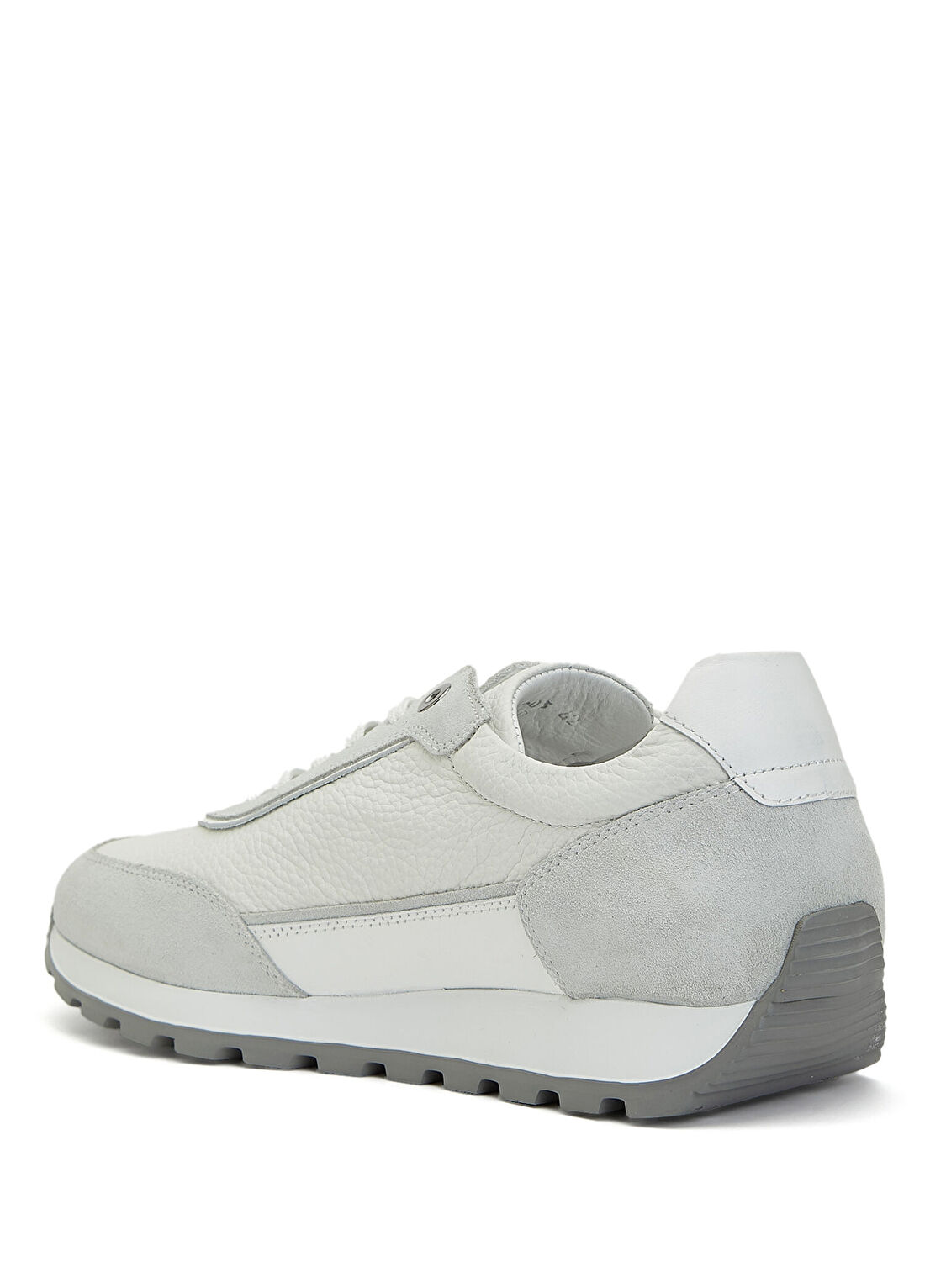 Divarese Beyaz Erkek Deri Sneaker görsel 3