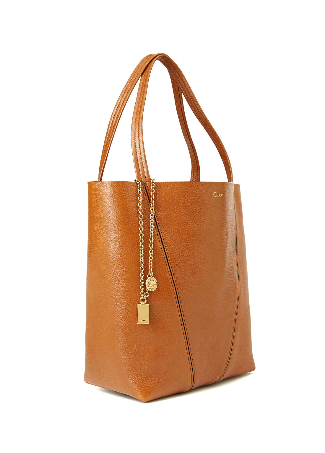 Chloe Spin Tote Taba Kadın Deri Çanta görsel 3