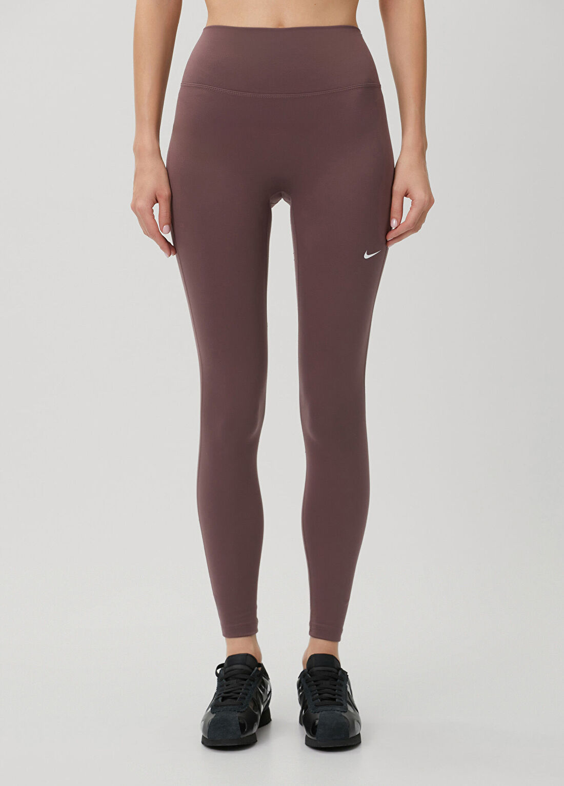 Nike One Seamless Front Mor Tayt görsel 2