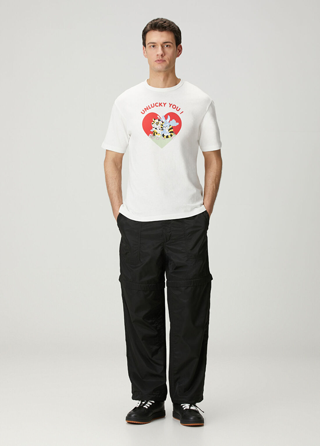 Kenzo Boke Flower 2.0 Siyah Teknik Kargo Pantolon