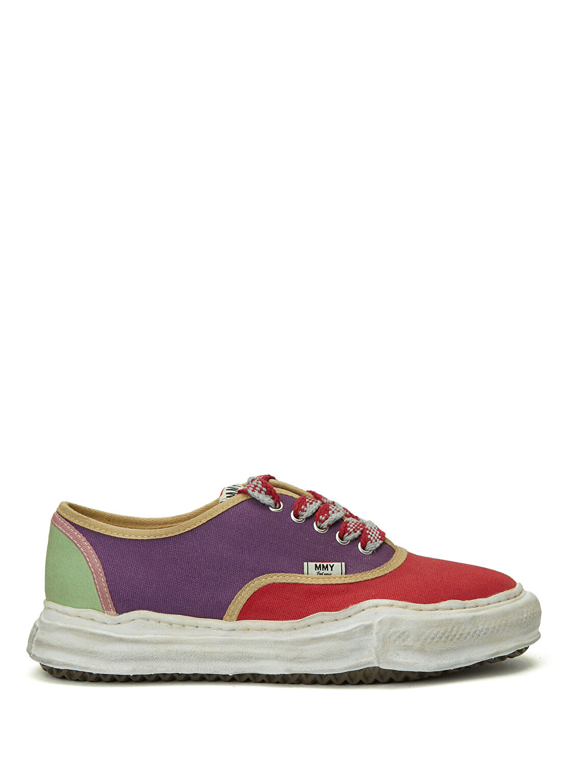 Maison Mihara Yasuhiro Baker Çok Renkli Erkek Kanvas Sneaker