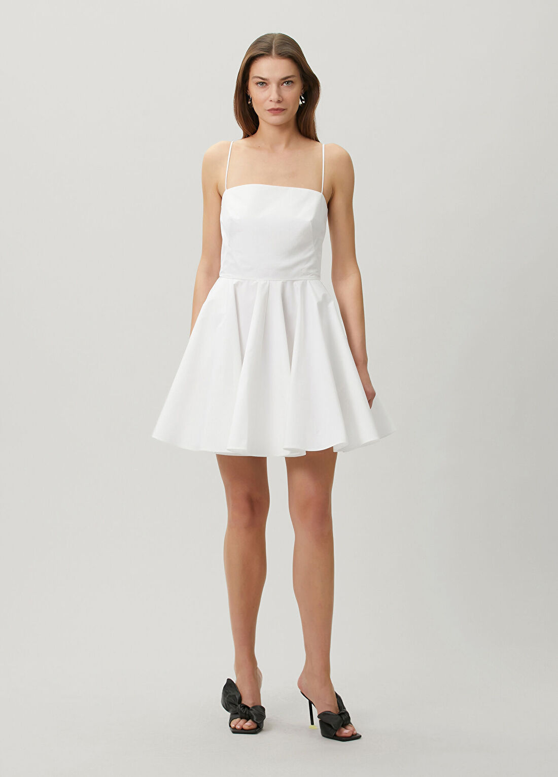 Givenchy Beyaz Volanlı Mini Elbise