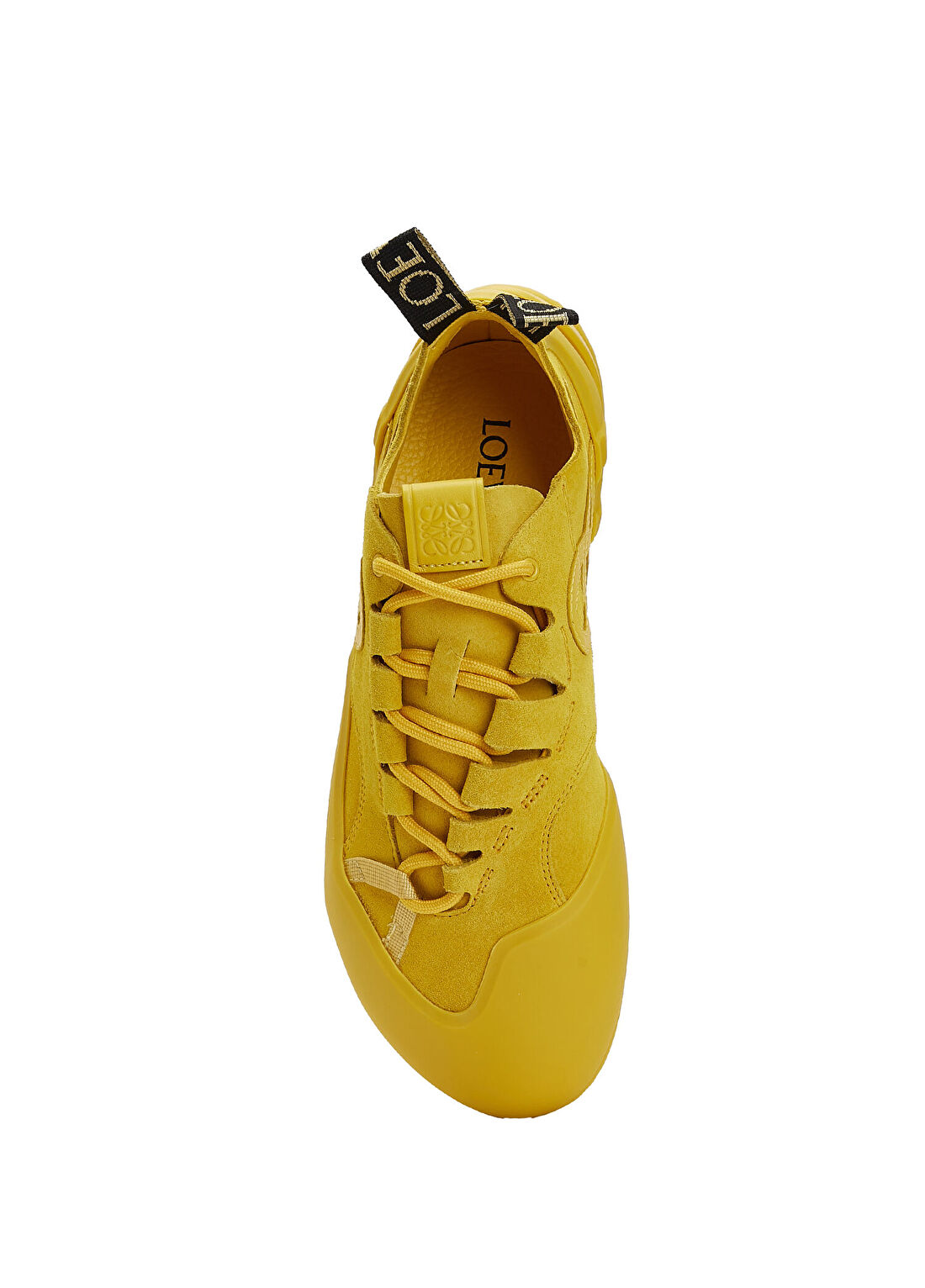 Loewe Grip Sarı Kadın Süet Sneaker görsel 4