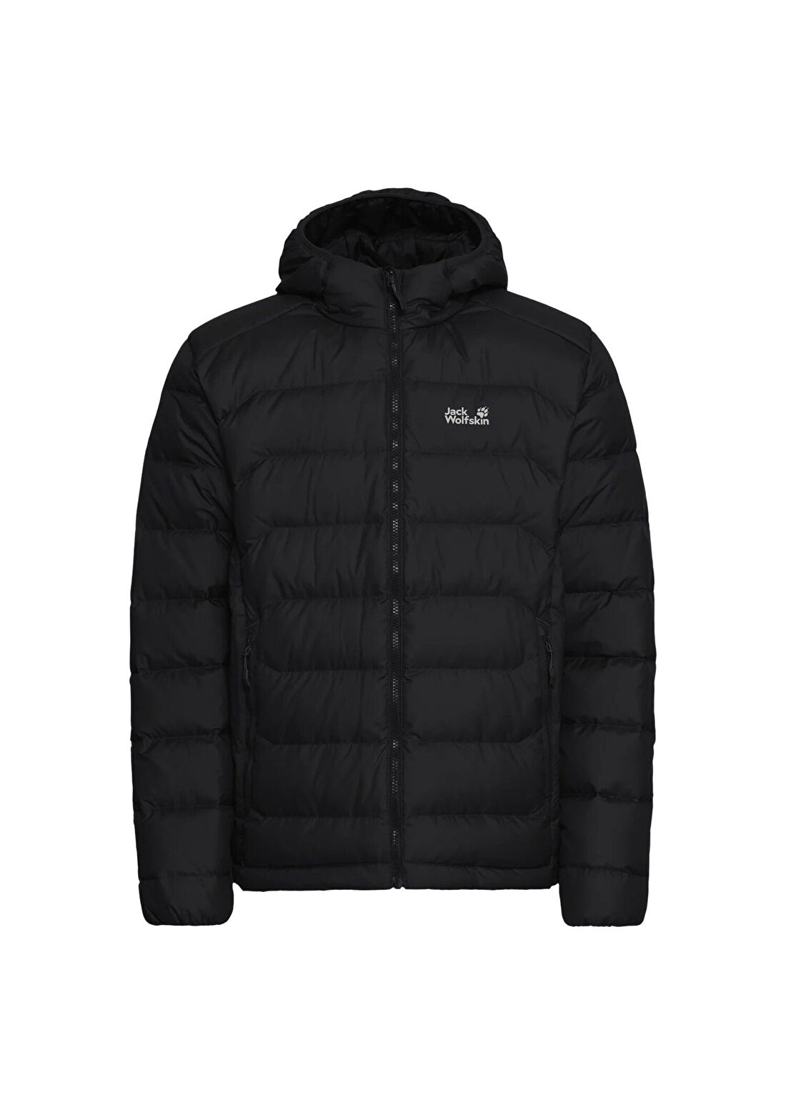 Jack Wolfskin Wild Pass Down RDS Kapüşonlu Siyah Erkek Outdoor Mont