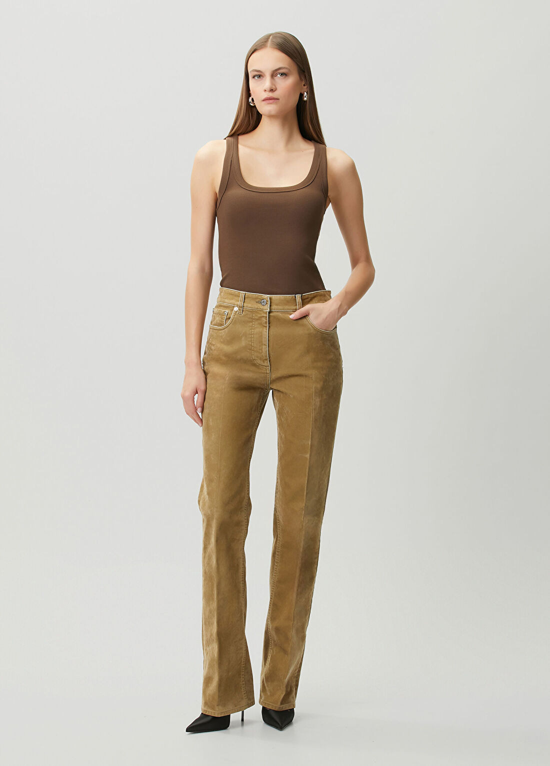Ferragamo Kahverengi Pantolon