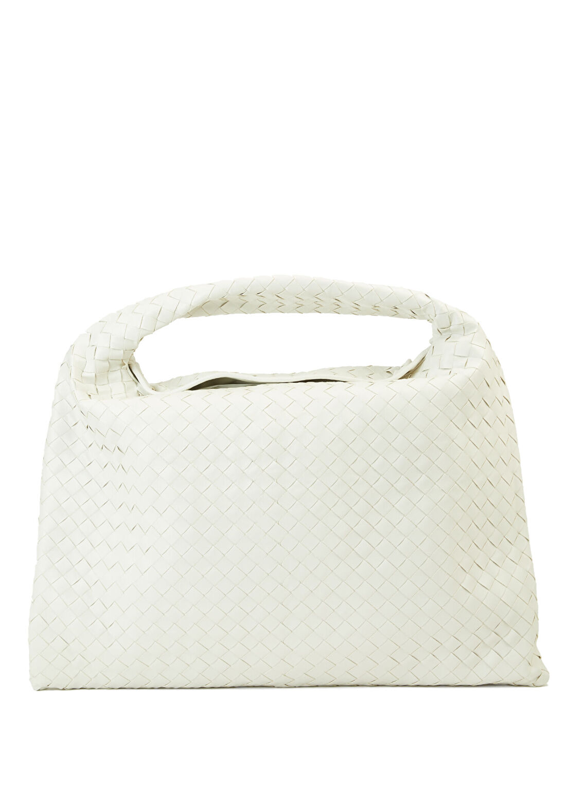 Bottega Veneta Large Hop Beyaz Kadın Deri Çanta