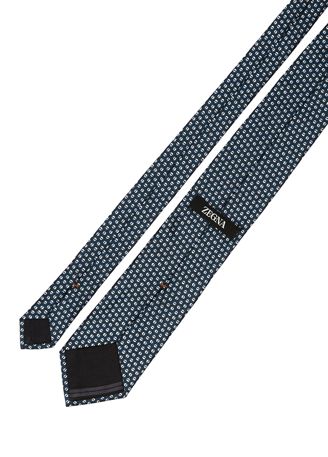 Zegna Yeşil İpek Kravat görsel 2