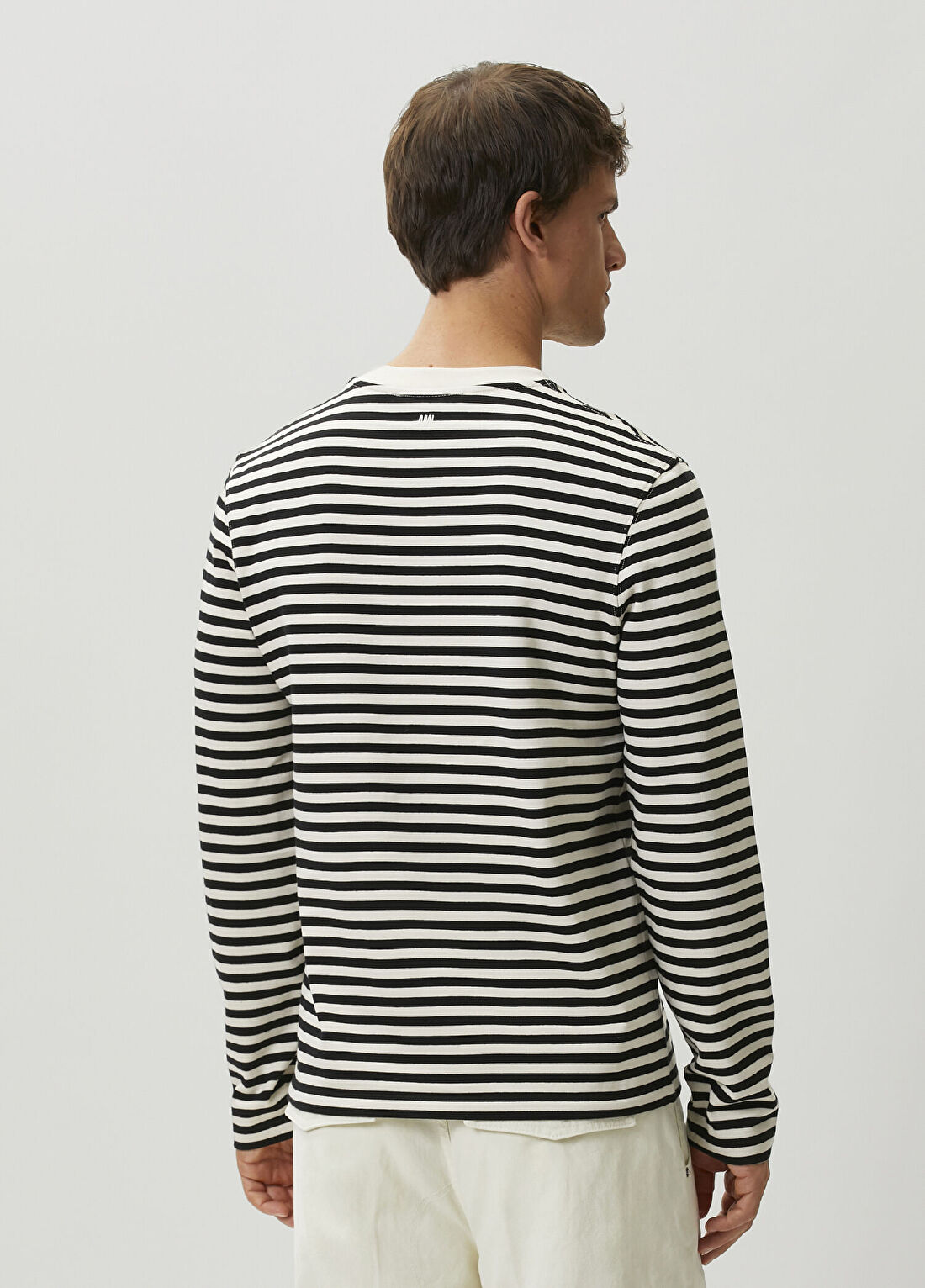 Ami Paris Siyah Çizgili Sweatshirt görsel 4